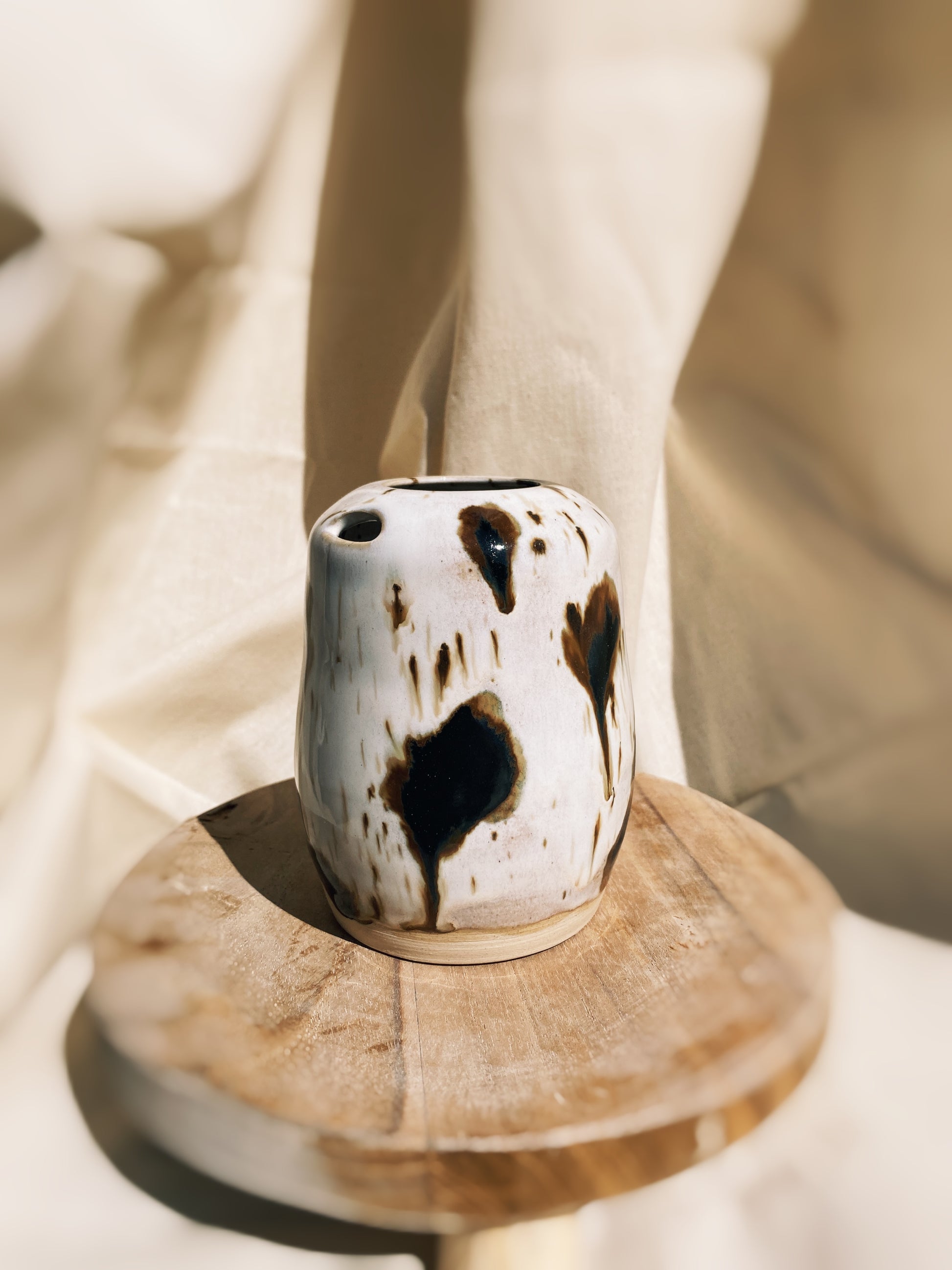 cow print travel mug