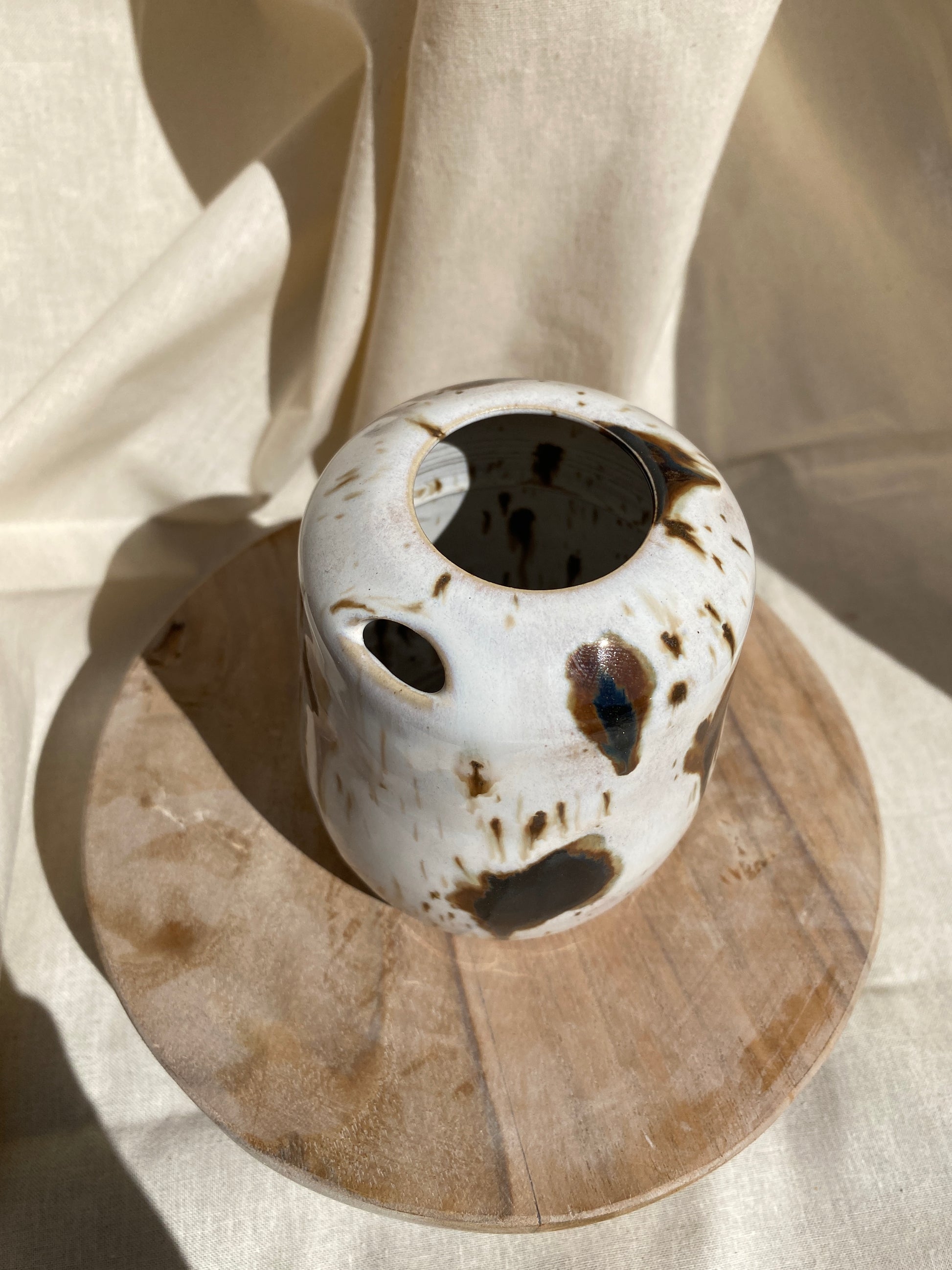 cow print travel mug