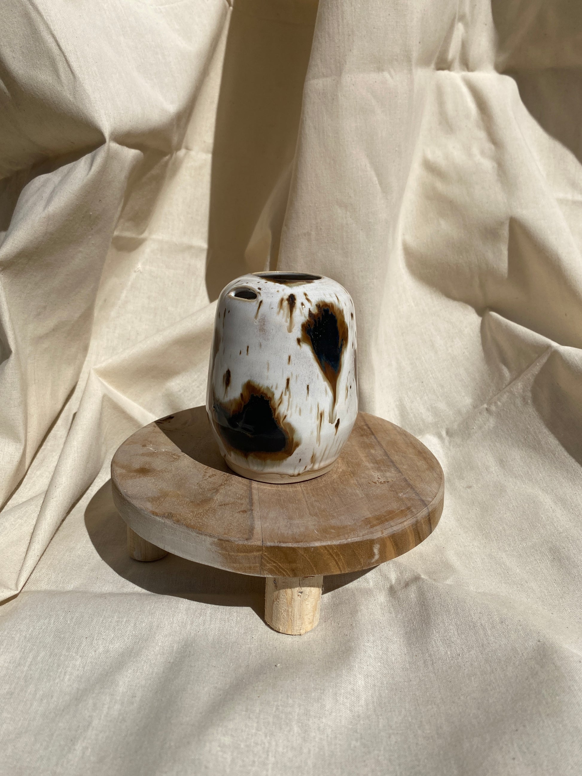 cow print travel mug