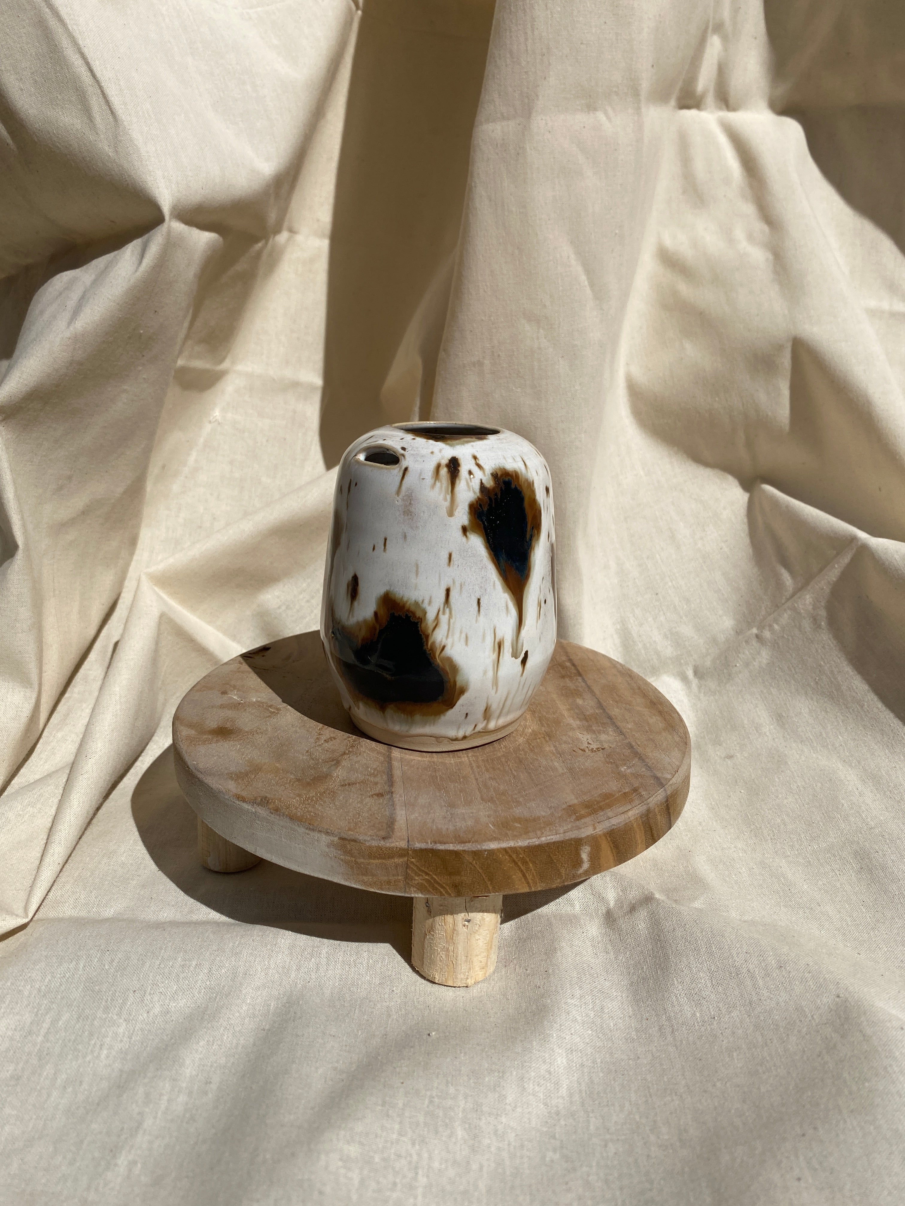 cow print travel mug